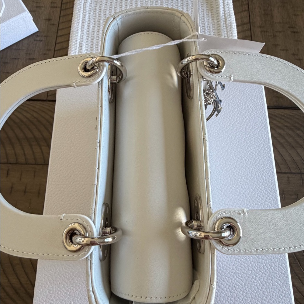 NWT. Limited Edition Small Lady Dior Bag with Strap - Picture 5 of 10
